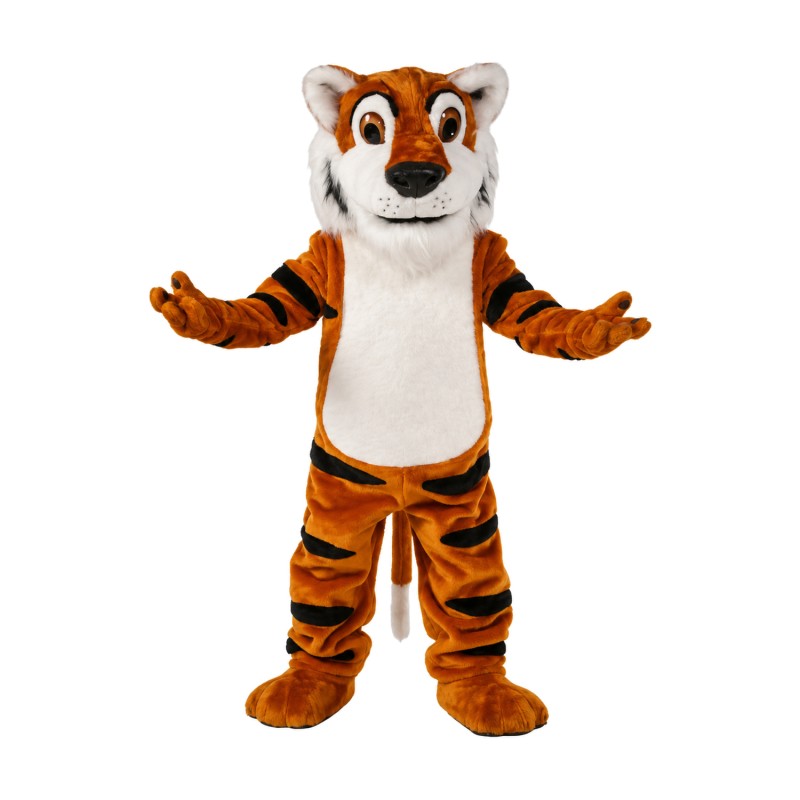 T. Toby Tiger Mascot Costume