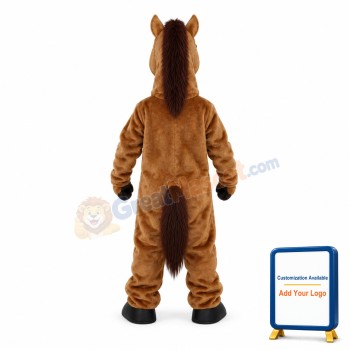 Fierce Stallion Horse Mascot Costume