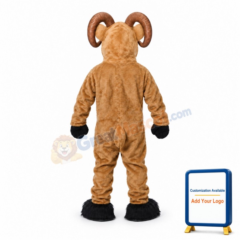 Adult Super Deluxe Ram Mascot Costume