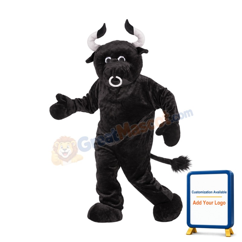 Adult DeluxePlush Bull Mascot Costume