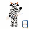 Funny Deluxe Plush Cow Mascot Costume