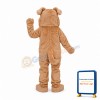Adult Super Deluxe Tan Mascot Bulldog Costume