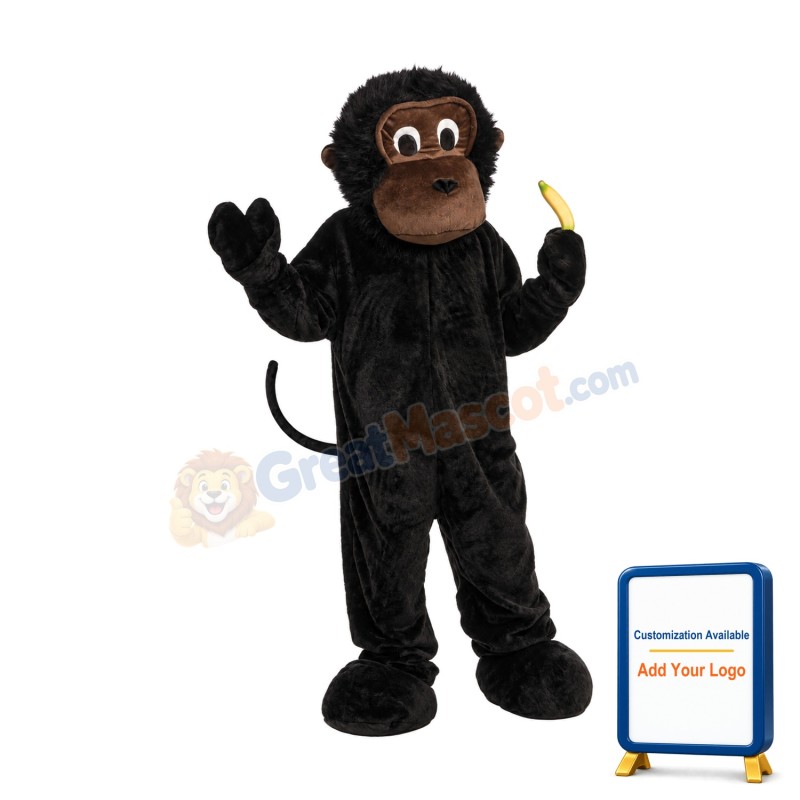 Adut Super Deluxe Plush Gorilla Mascot Costume