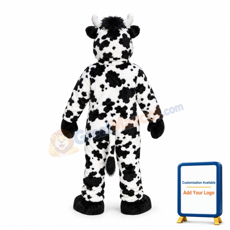 Adult Super Deluxe Mascot Cow Costume