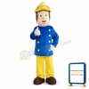 New Fireman adult mascot costume