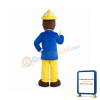 New Fireman adult mascot costume