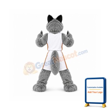 Gey Wolf Sport Football Team Mascot Costumes