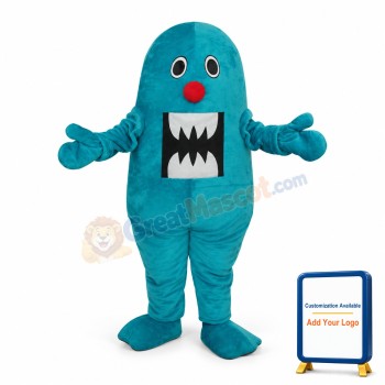 Blue Shark Mascot Adult Costume
