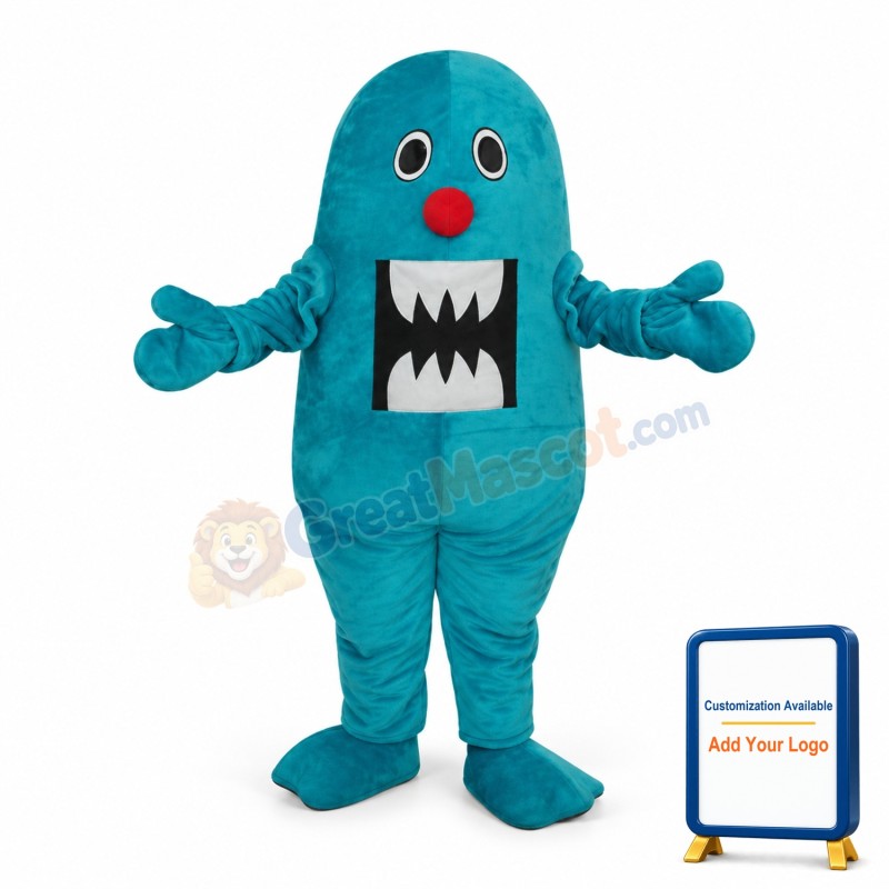 Blue Shark Mascot Adult Costume