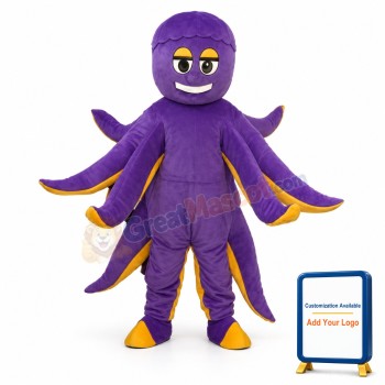 Octopus Mascot Adult Costume