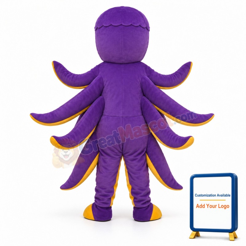 Octopus Mascot Adult Costume