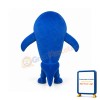 2nd Version of Blue Dolphin Mascot Adult Costume