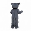 Grey Cartton Tiger Mascot Costume