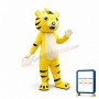 Yellow Cartton Tiger Mascot Costume Free Shipping