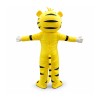 Yellow Cartton Tiger Mascot Costume Free Shipping