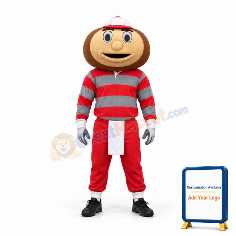 Ohio State University Brutus Buckeye Mascot Costume