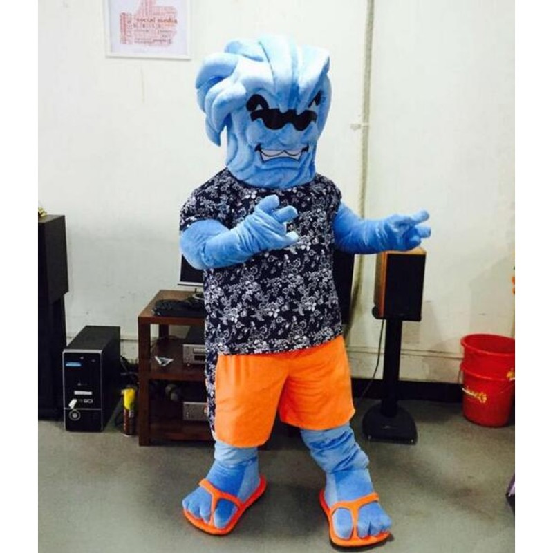Willie the Wave Awkward Mascot Costume