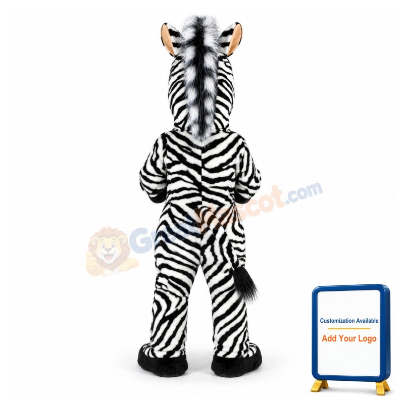Zebra Mascot Costume
