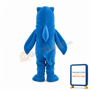 Cartoon Shark Mascot Costume