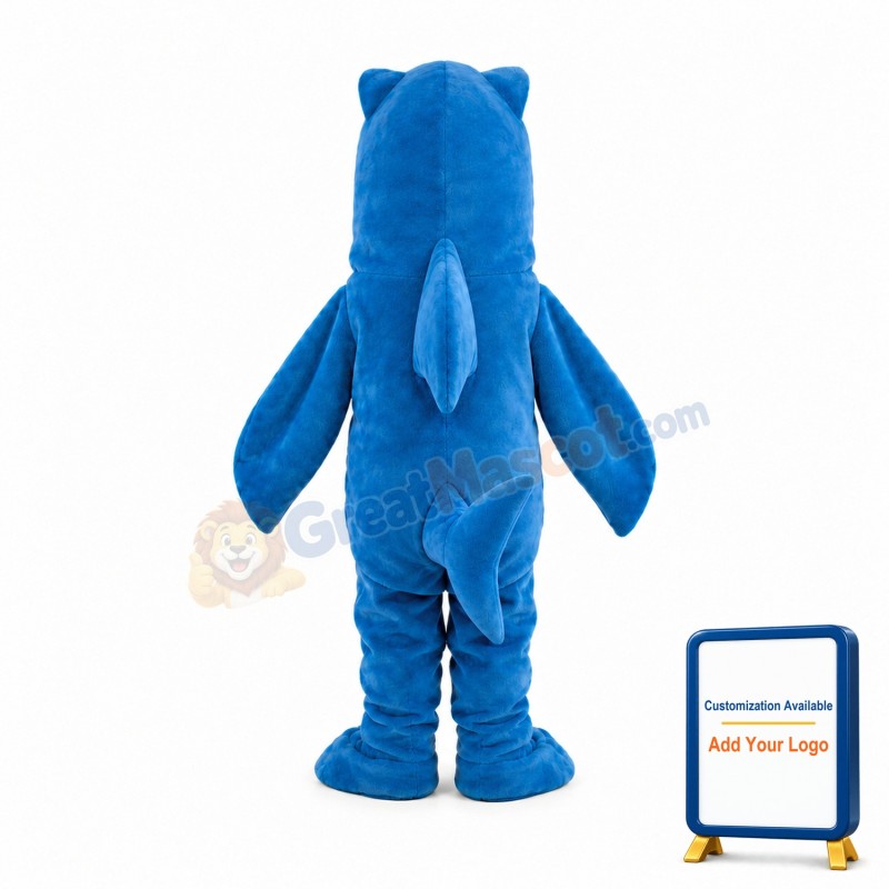 Cartoon Shark Mascot Costume