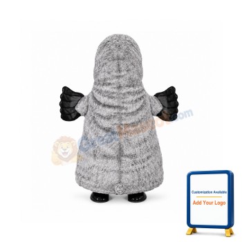 Grey Walrus Mascot Costume