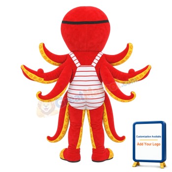 Octopus Costume Plush Mascot