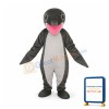 Grey Penguin Mascot Adult Costume