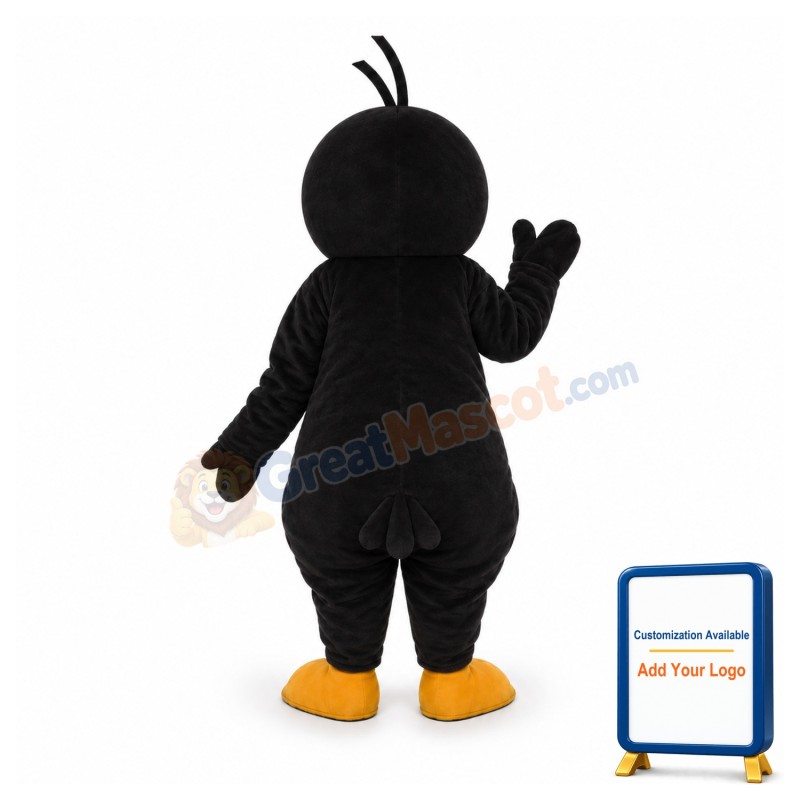 Round Head Penguin Mascot Adult Costume
