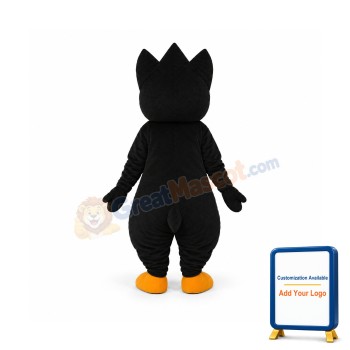 Black Little Penguin Mascot Adult Costume