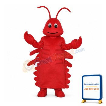 2nd Version Lobster Adult Mascot Costume Free Shipping