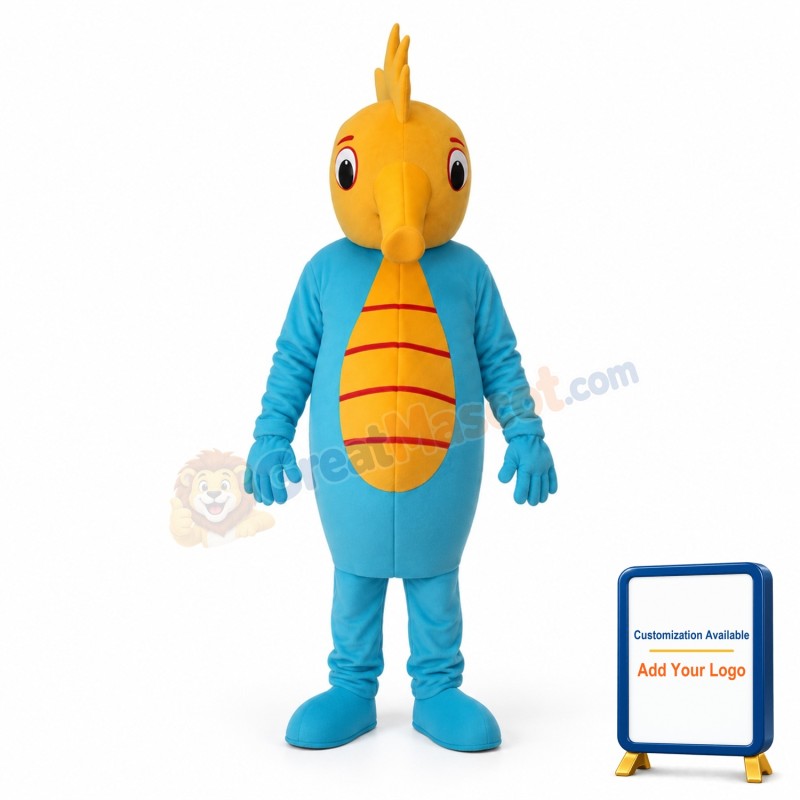 Old Hippocampus Mascot Adult Costume