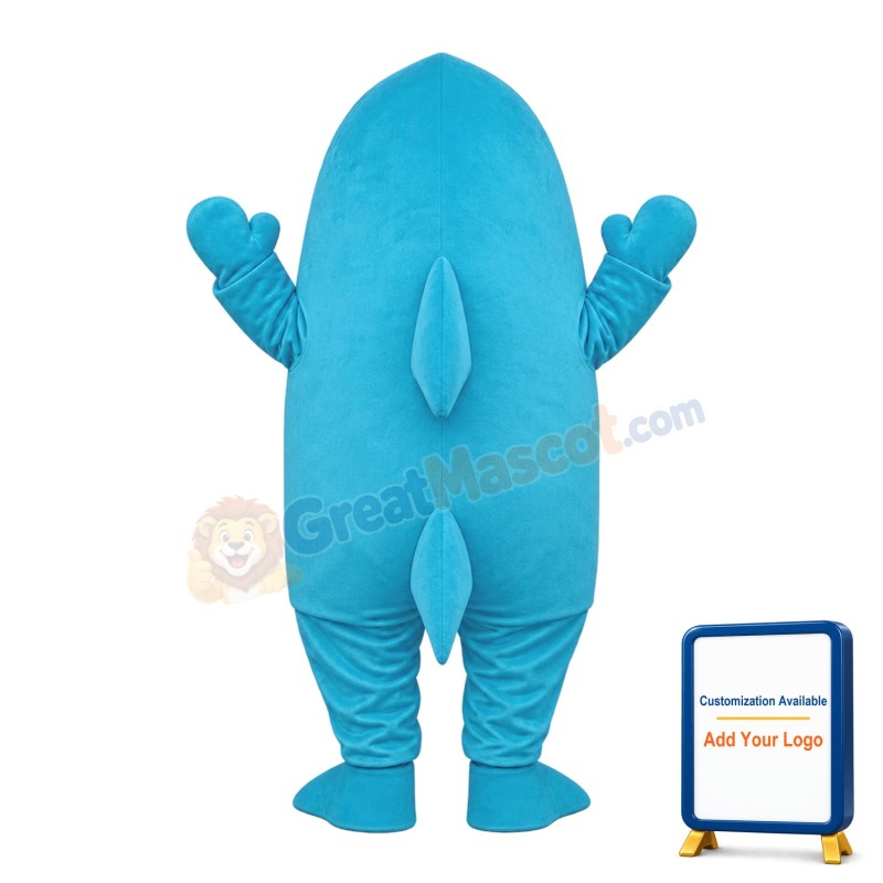 One-eyed Shark Mascot Adult Costume