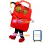 Huge Cartoon Red Gas Can Lightweight Mascot Costume