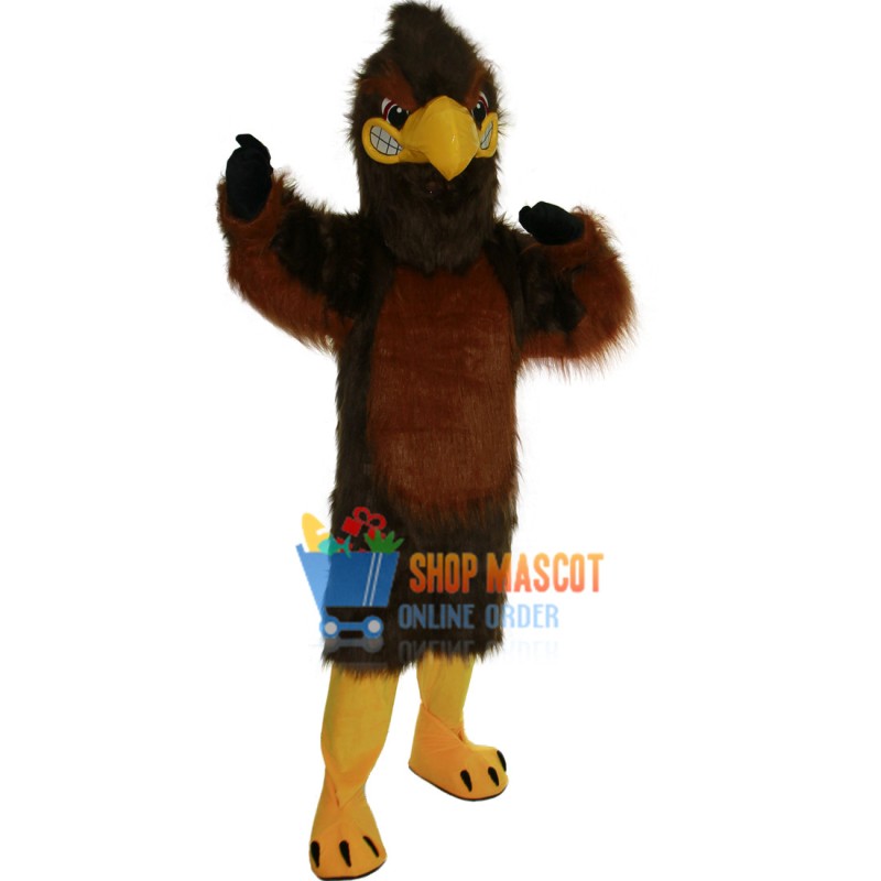 Cute Majestic Hawk Mascot Costume