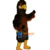 Cute Majestic Hawk Mascot Costume