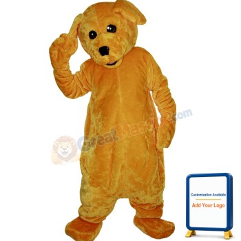 Brown Dog Mascot Costume