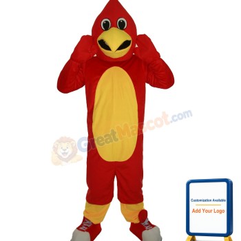 Red Road Runner Mascot Costume