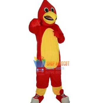 Red Road Runner Mascot Costume