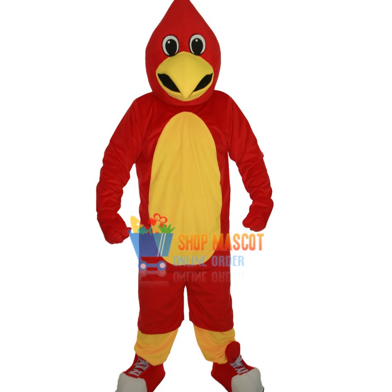Red Road Runner Mascot Costume
