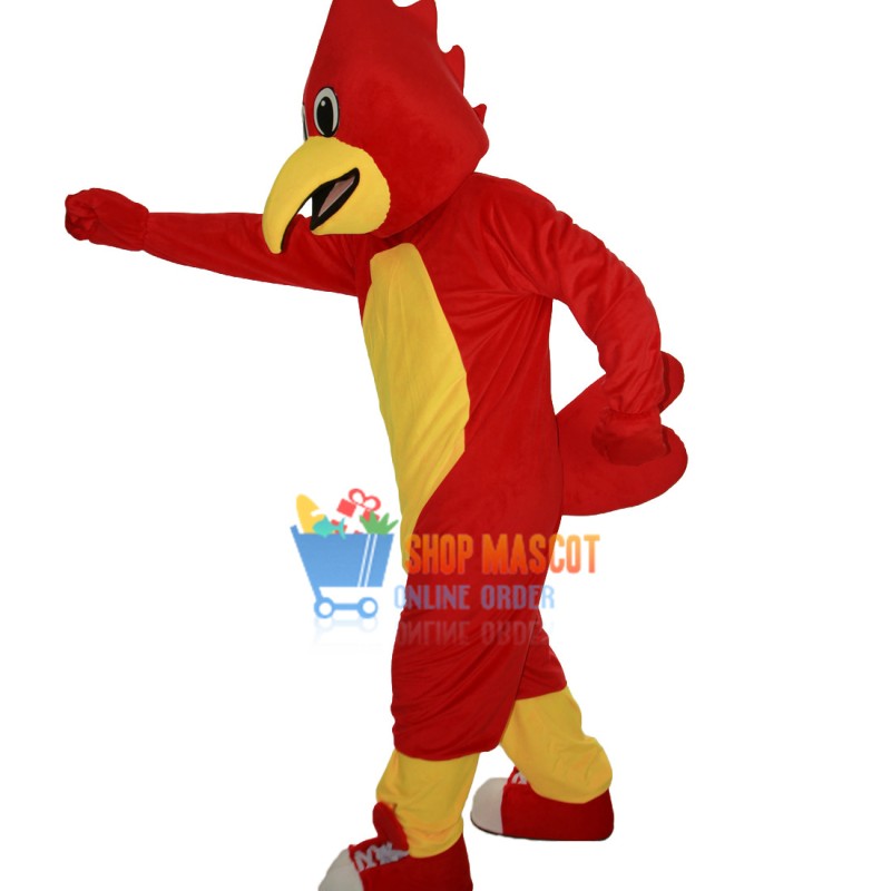 Red Road Runner Mascot Costume