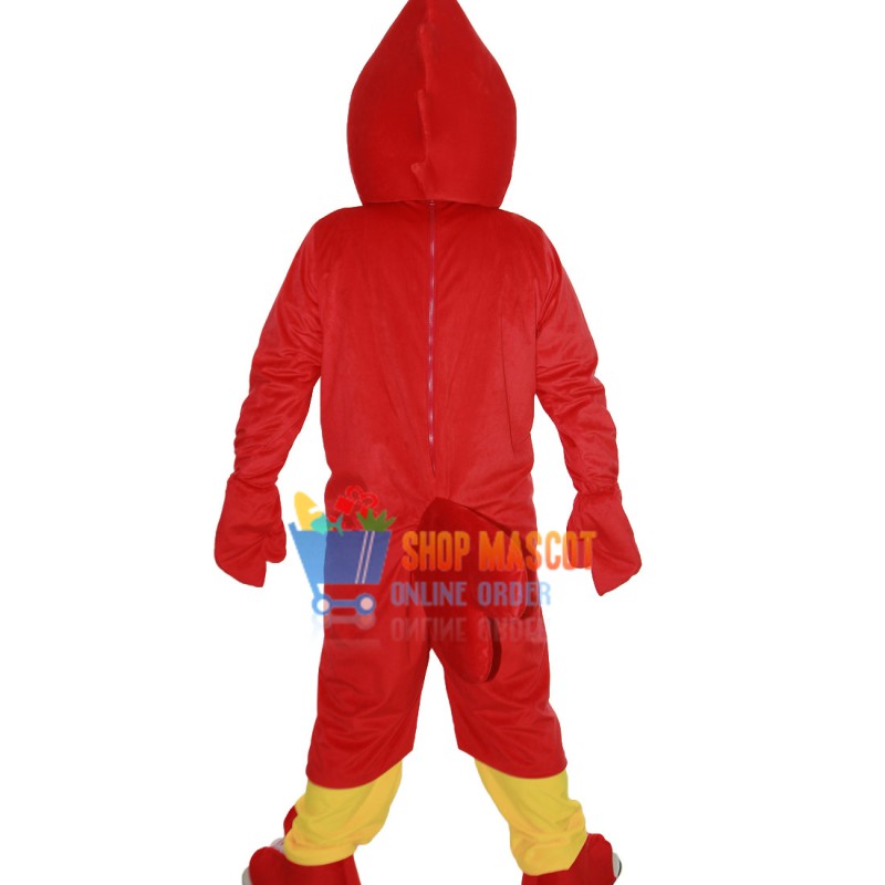 Red Road Runner Mascot Costume
