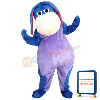 Eeyore Donkey Mascot Costume Adult Costume