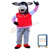 Cute Black Donkey Mascot Costume Adult Costume
