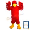 Red Hawk Mascot Costume Adult Costume