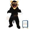 Black Fierce Wolf Wolverine Mascot Costume