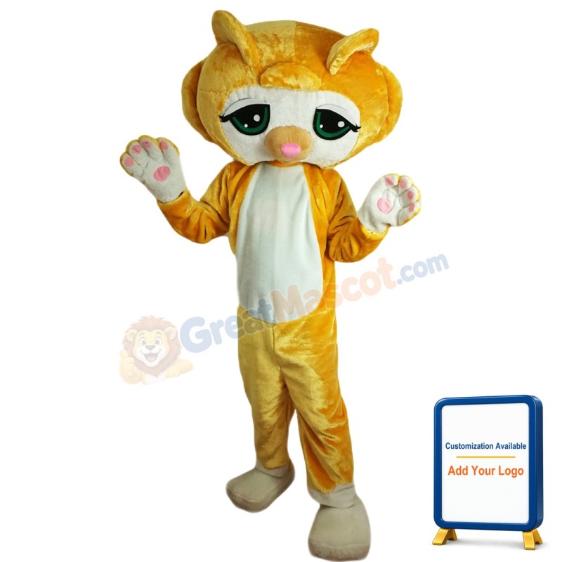 Cartoon Petshop Cat Mascot Costume Adult Costume