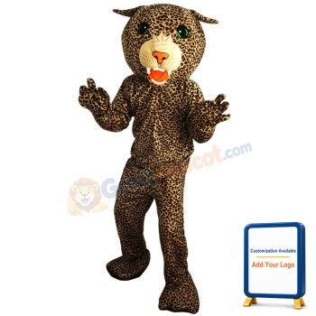 Cat Leopard Mascot Costume Adult Costume