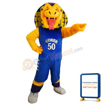 Sports Cobra Snake Mascot Costume