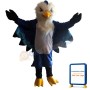Plush Blue Eagle Mascot Costume