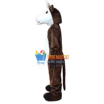 Cute Henry Hereford Cow Mascot Costume